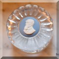 G05. Wedgwood crystal paperweight. 